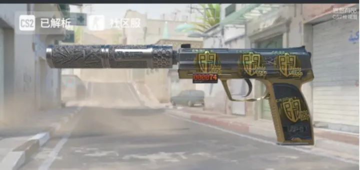 USP 消音版（StatTrak™）| 铅管 (崭新出厂)