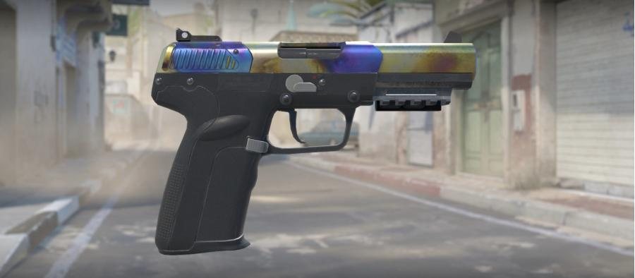 FN57 (StatTrak™) | 表面淬火 (略有磨损)